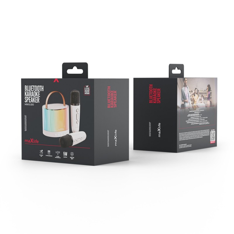 Maxlife Bluetooth караоке комплект MXKS-200 бял
