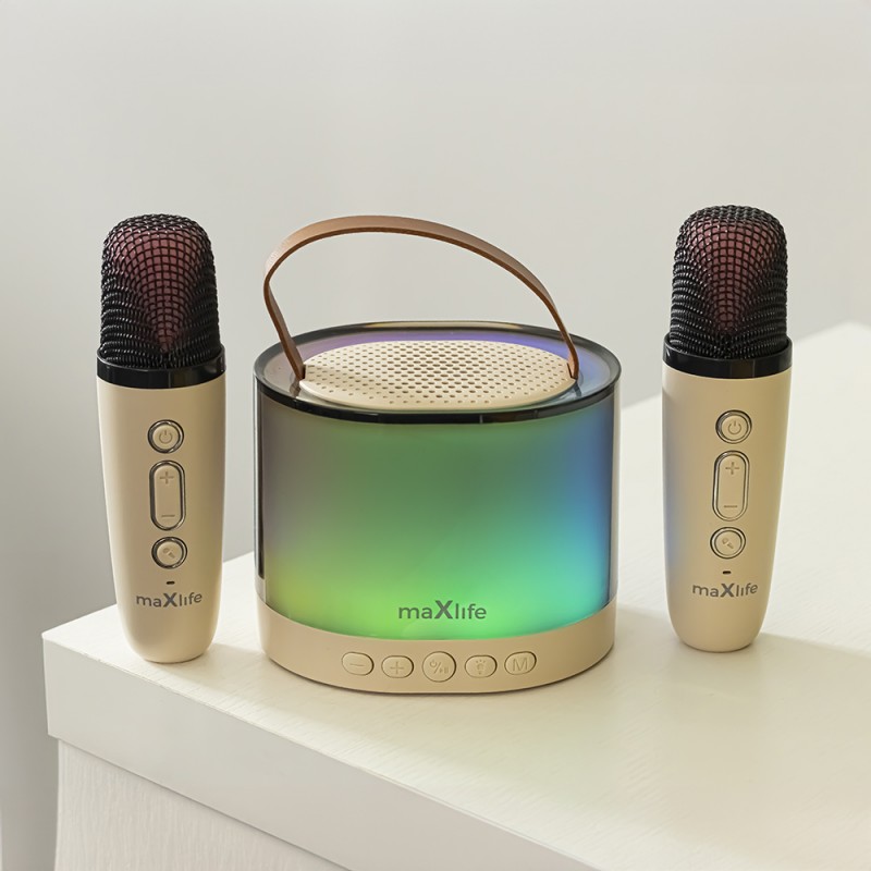 Maxlife Bluetooth караоке комплект MXKS-200 розов