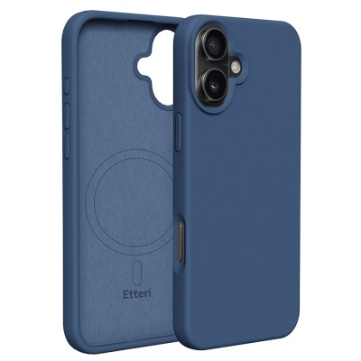 Калъф Etteri Silicone Mag за iPhone 16 Plus 6.7" тъмно син