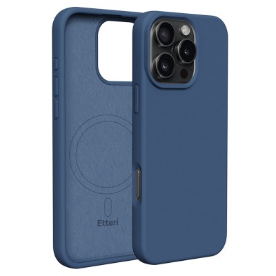 Калъф Etteri Silicone Mag за iPhone 16 Pro 6.3" тъмно син