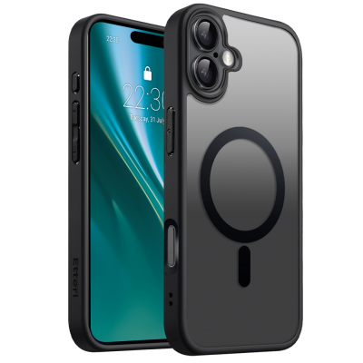 Оверлей Etteri Matt Mag за iPhone 16 Plus 6.7" черен