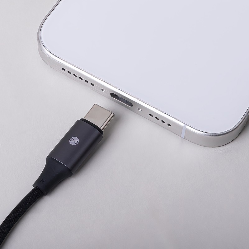 Forever adapter audio AJC-01 jack 3,5 mm - USB-C czarny