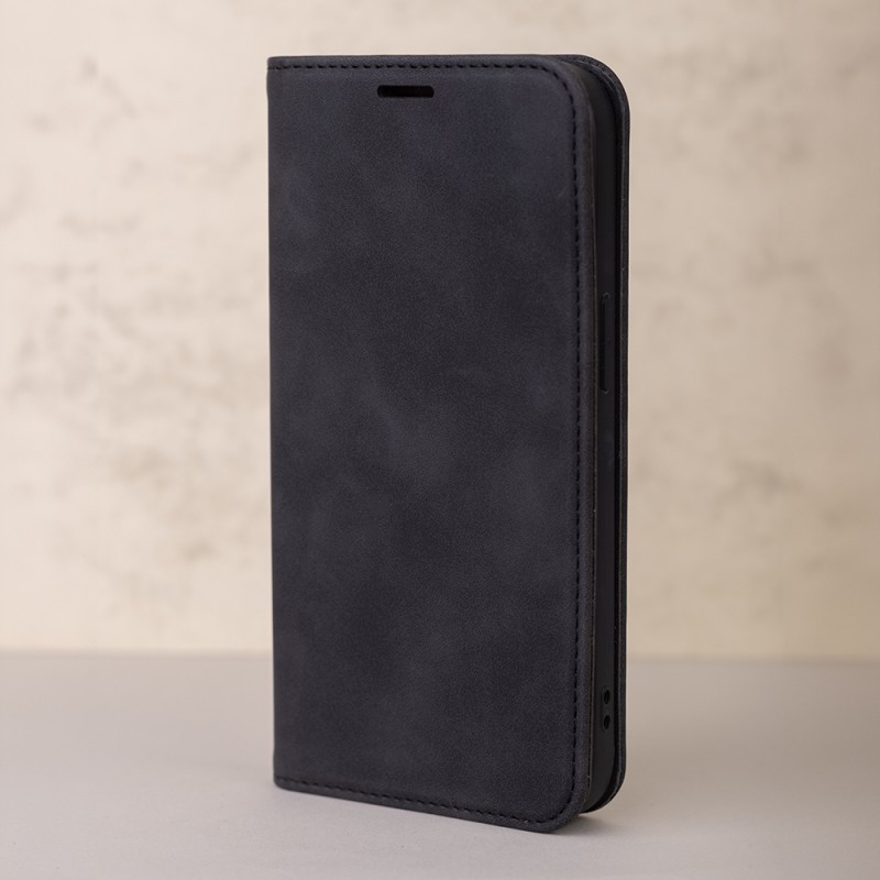 Калъф Smart Suede за iPhone 7 / 8 / SE 2020 / SE 2022 черен