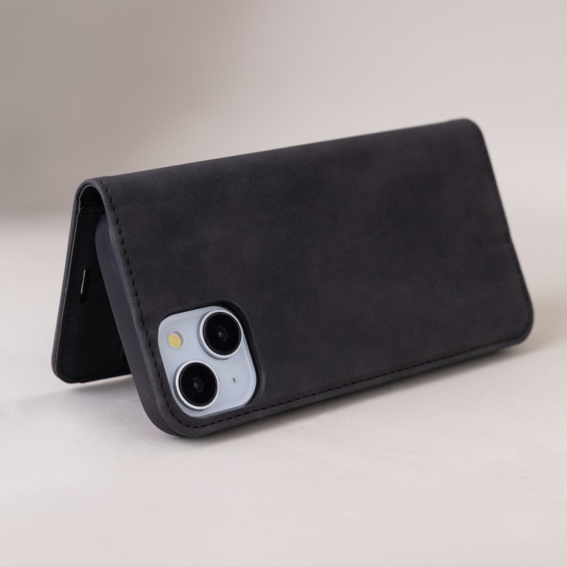 Калъф Smart Suede за iPhone 7 / 8 / SE 2020 / SE 2022 черен