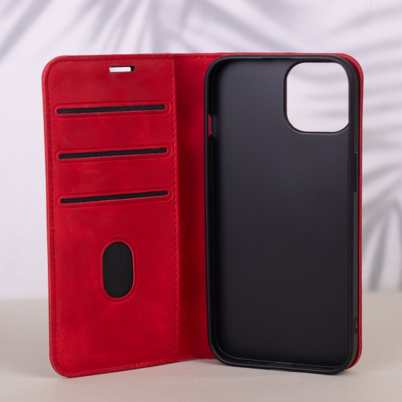 Калъф Smart Suede за Google Pixel 11 Pro XL червен