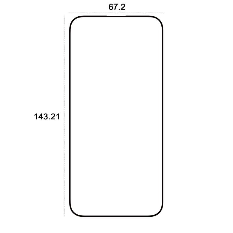 Etteri 9D закалено стъкло за iPhone 15 Pro 6.1"