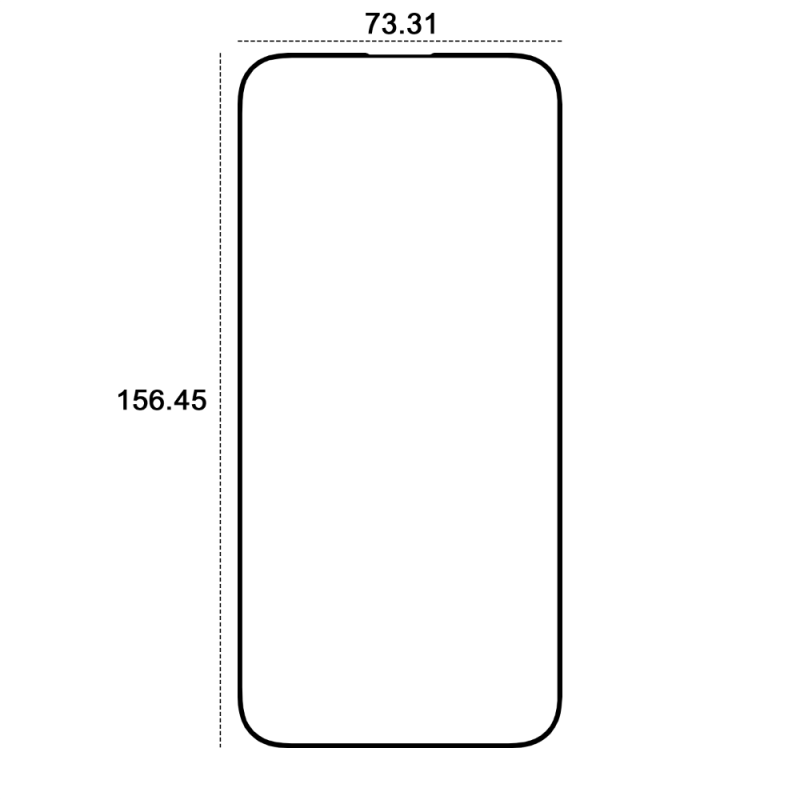 Etteri 9D закалено стъкло за iPhone 15 Pro Max 6.7"