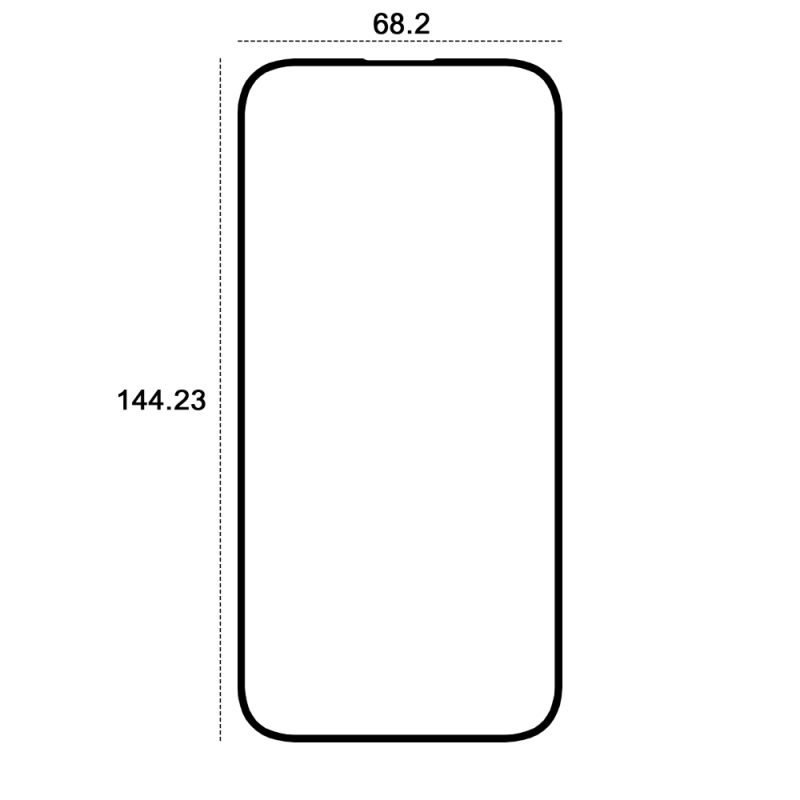 Etteri закалено стъкло 9D за iPhone 15 / 16 6,1