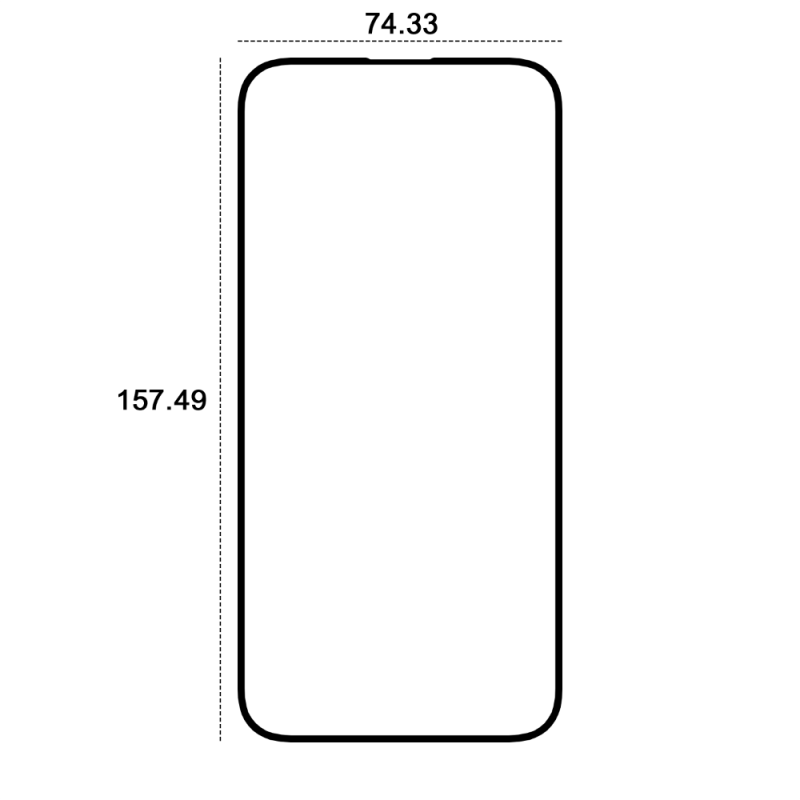 Etteri 9D закалено стъкло за iPhone 16 Plus 6.7"