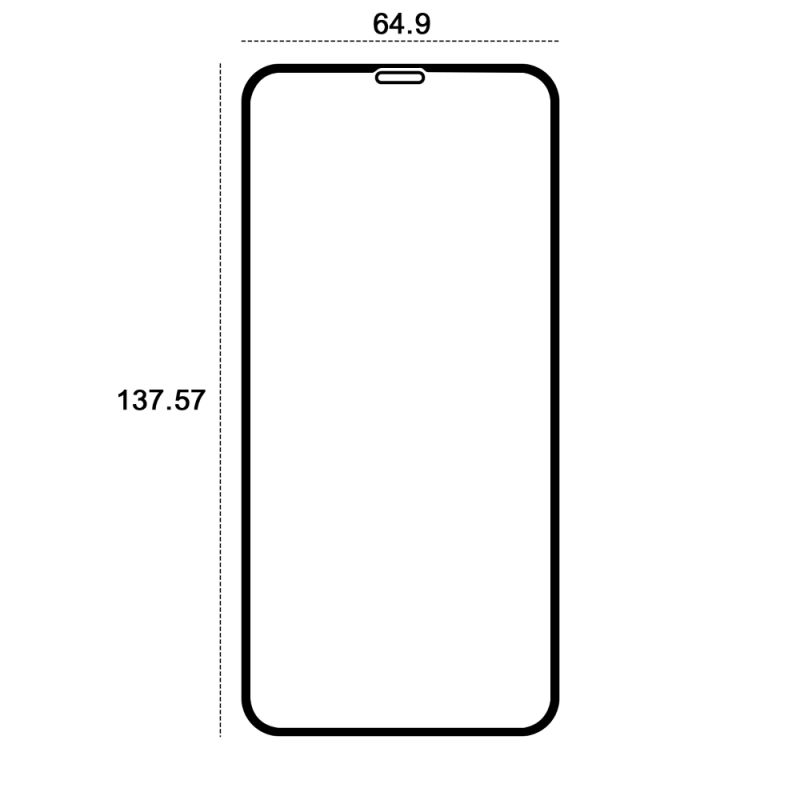 Etteri 9D закалено стъкло за iPhone X/XS/11 Pro