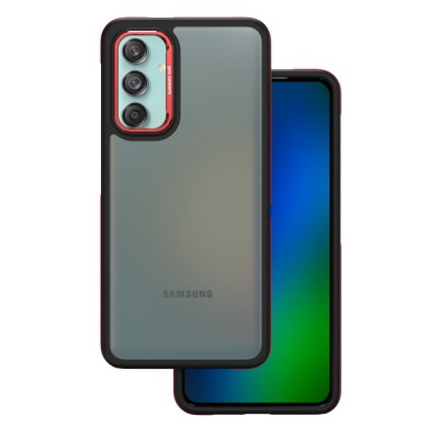 Гръб Crystal Black за Samsung Galaxy M55 5G червен