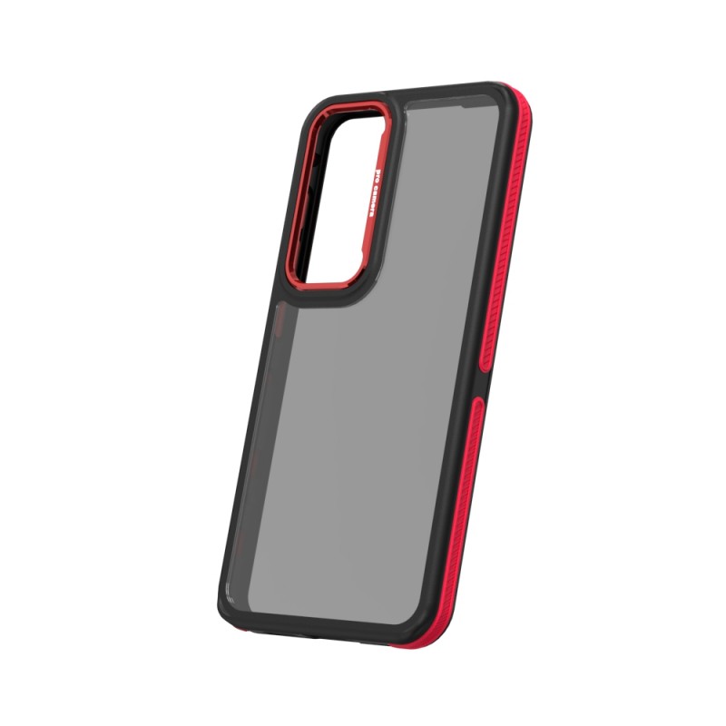 Гръб Crystal Black за Samsung Galaxy S25 Plus червен