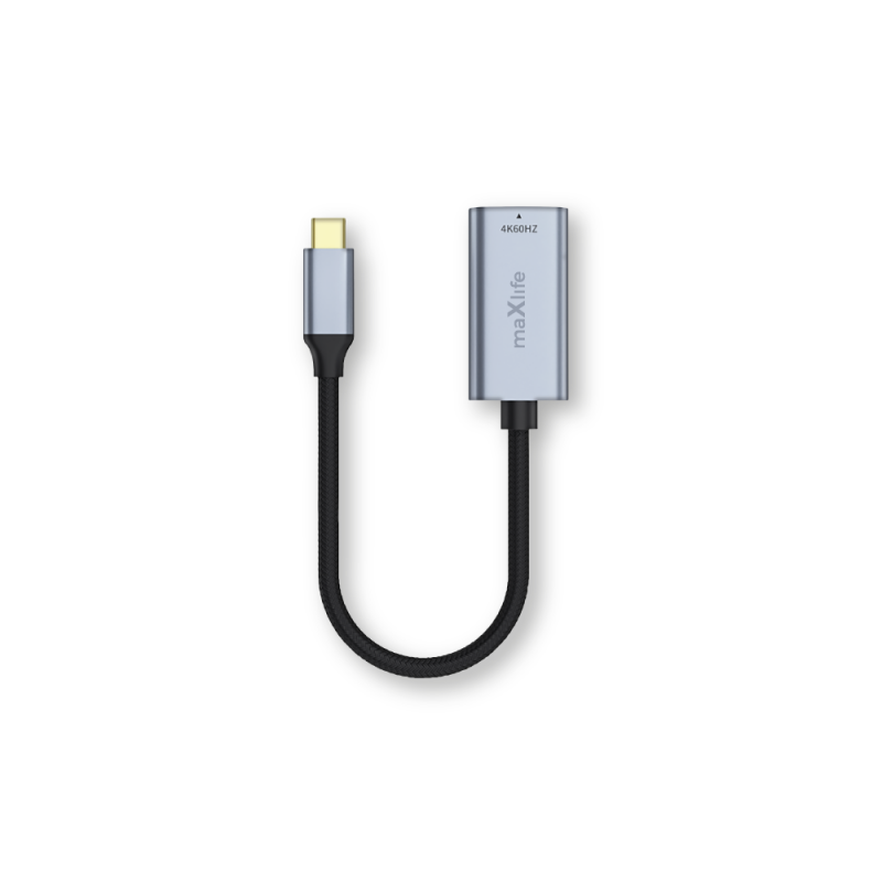 Maxlife адаптер MXHC-01 HDMI - USB-C 4K 60HZ черен