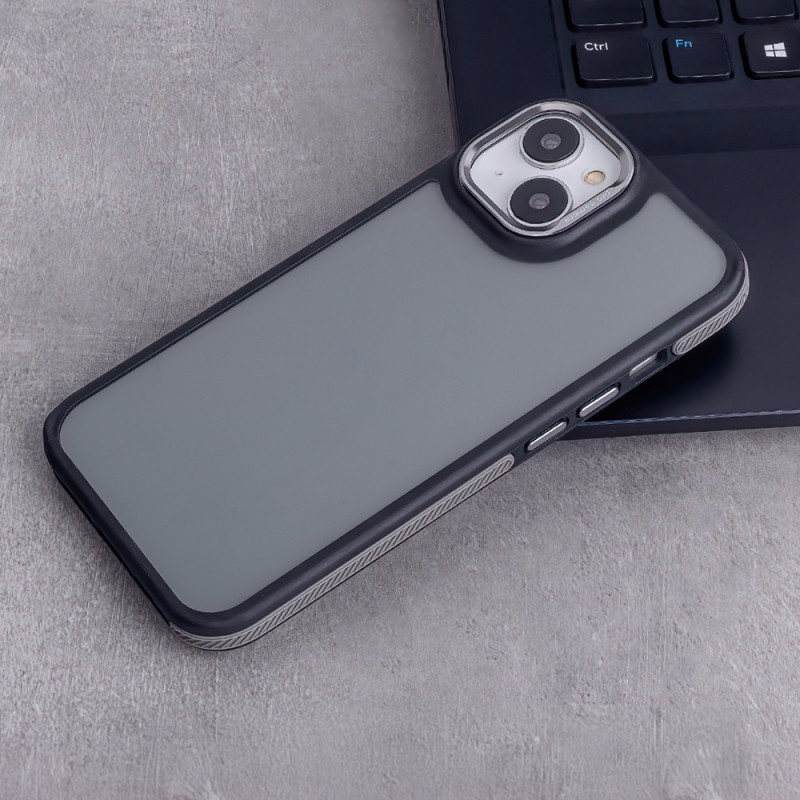 Гръб Crystal Black за Samsung Galaxy M55 5G сив