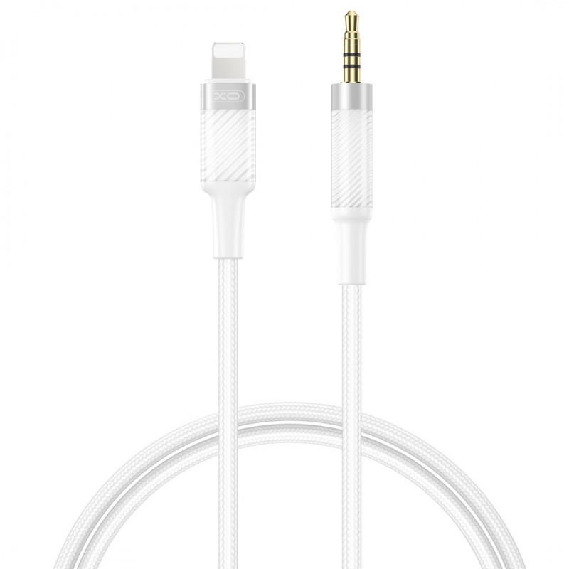 XO аудио кабел NB-R279A Lightning - jack 3,5mm 1,0m бял