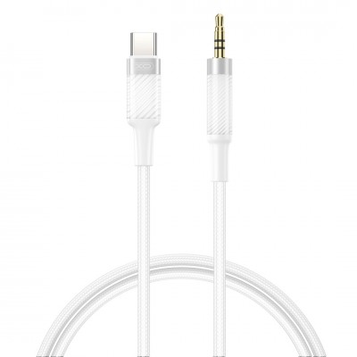 XO аудио кабел NB-R279B USB-C - jack 3,5mm 1,0m бял