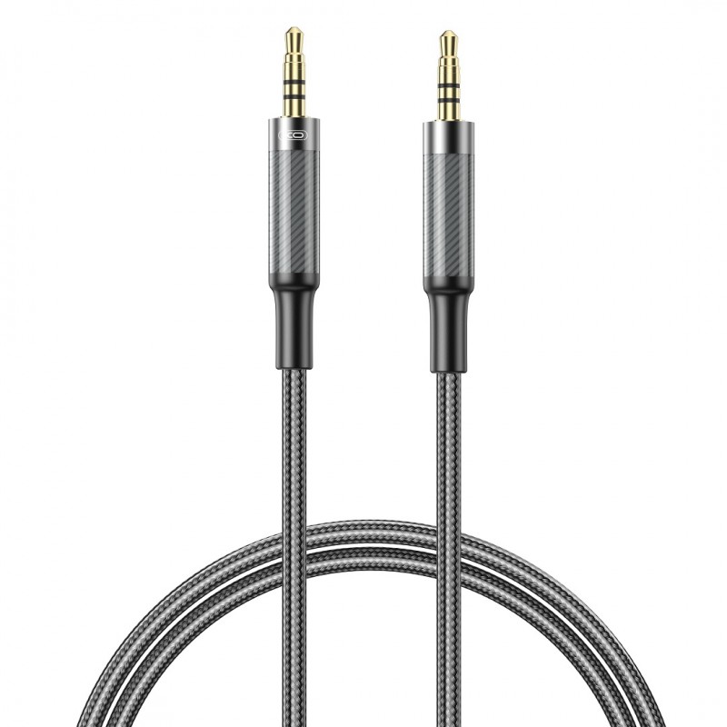 XO аудио кабел NB-R279C jack 3,5mm - jack 3,5mm 1,0m черен