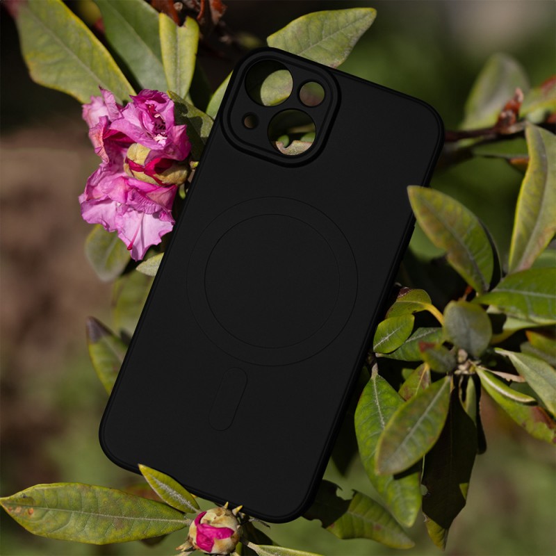 Калъф Simple Color Mag за iPhone 13 6.1" черен