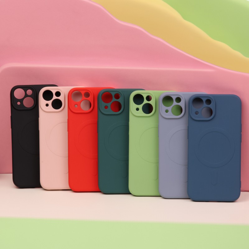 Калъф Simple Color Mag за iPhone 13 6.1" черен