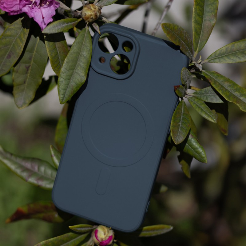 Калъф Simple Color Mag за iPhone 15 6.1" тъмносин