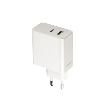 Setty PD+QC USB + USB-C мрежово зарядно 45W LSI-01 бяло JO