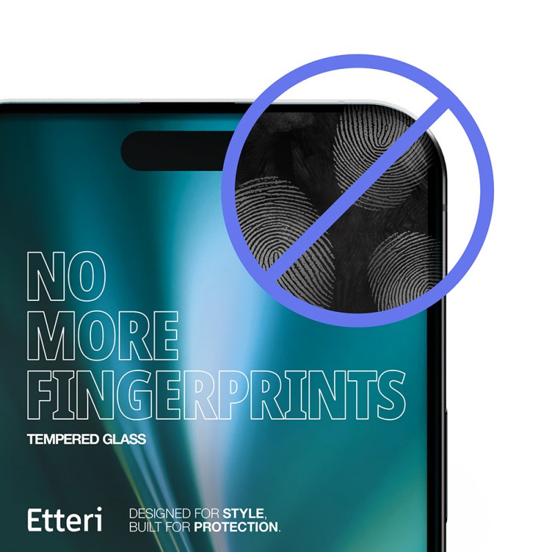 Etteri 9D закалено стъкло за iPhone 15 Pro 6.1"