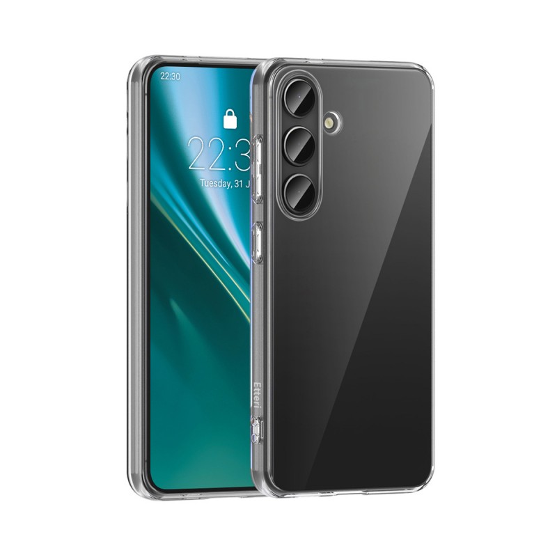 Прозрачен калъф Etteri за Samsung Galaxy S24 Plus