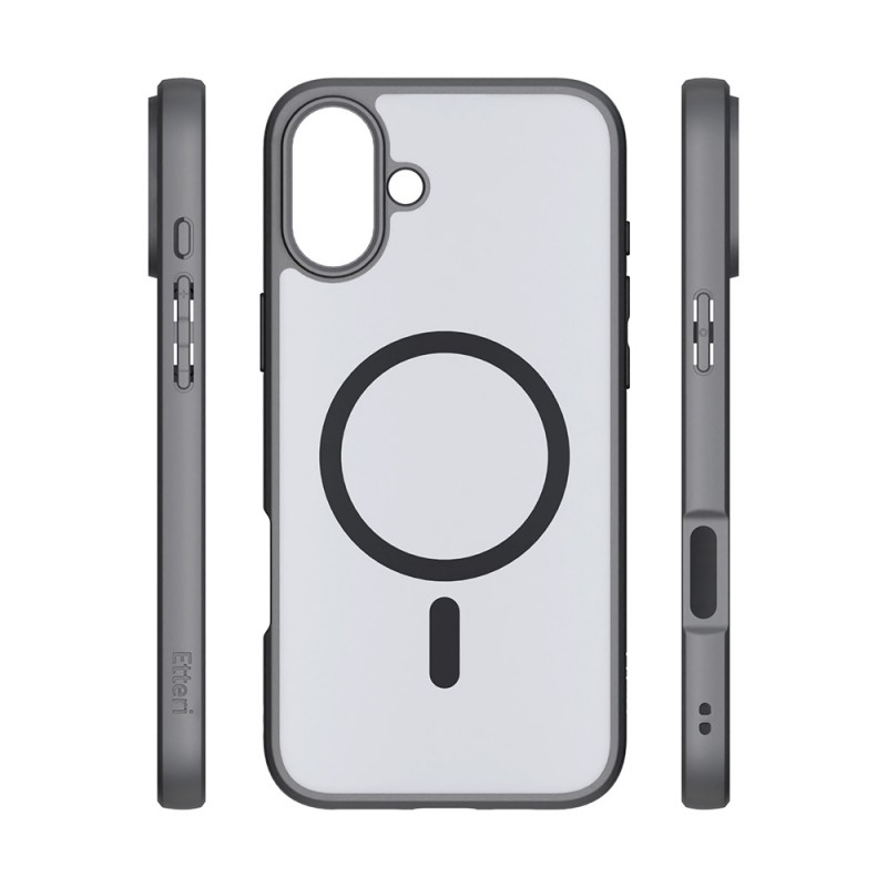 Оверлей Etteri Matt Mag за iPhone 16 Plus 6.7" черен