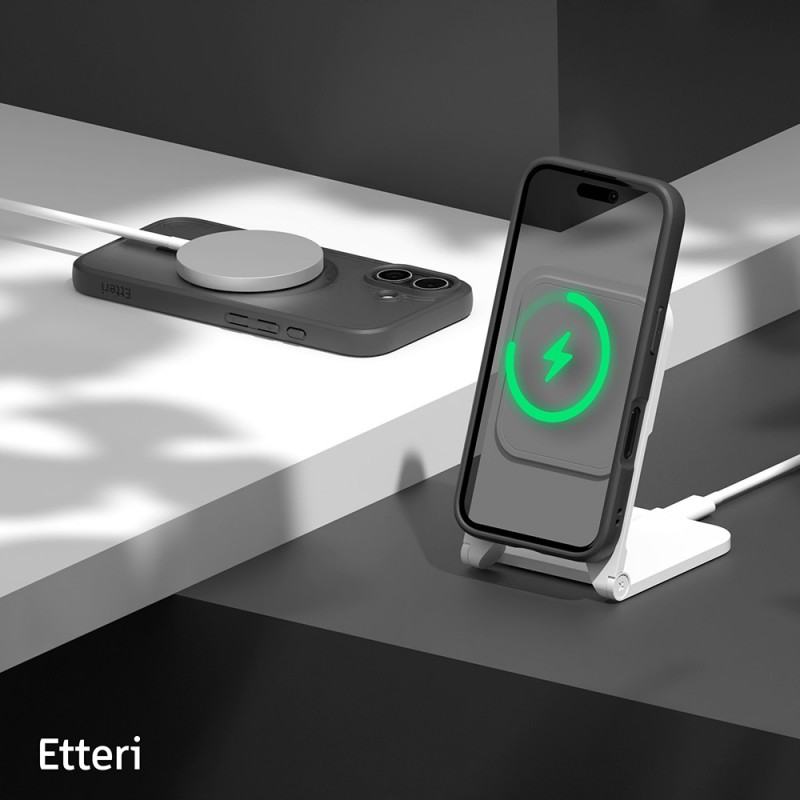 Калъф Etteri Matt Mag за Samsung Galaxy S25 черен