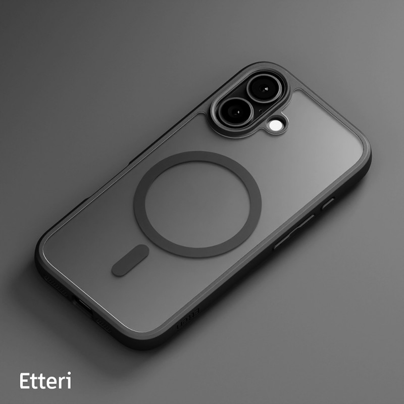 Калъф Etteri Matt Mag за Samsung Galaxy S25 черен