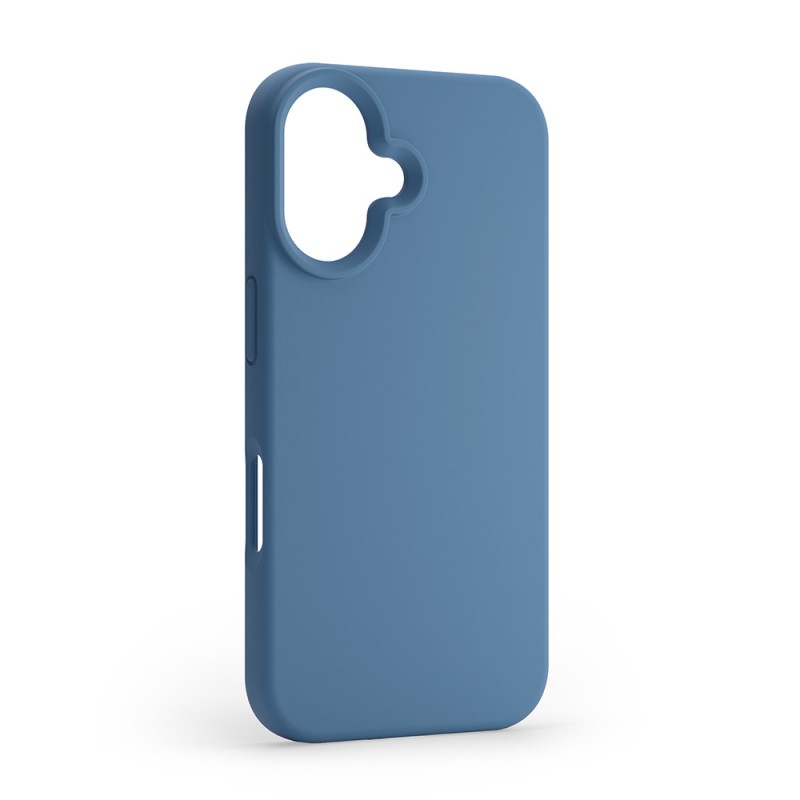 Силиконов калъф Etteri за iPhone 16 Plus 6.7" тъмно син