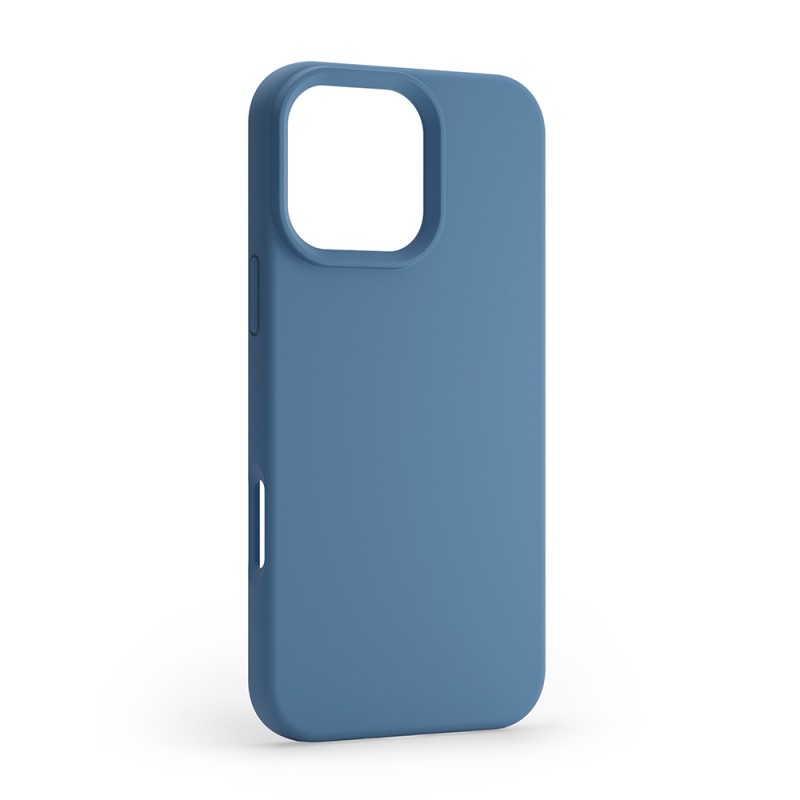 Силиконов кейс Etteri за iPhone 16 Pro Max 6.9" тъмно син