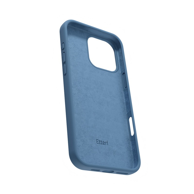 Силиконов кейс Etteri за iPhone 16 Pro Max 6.9" тъмно син