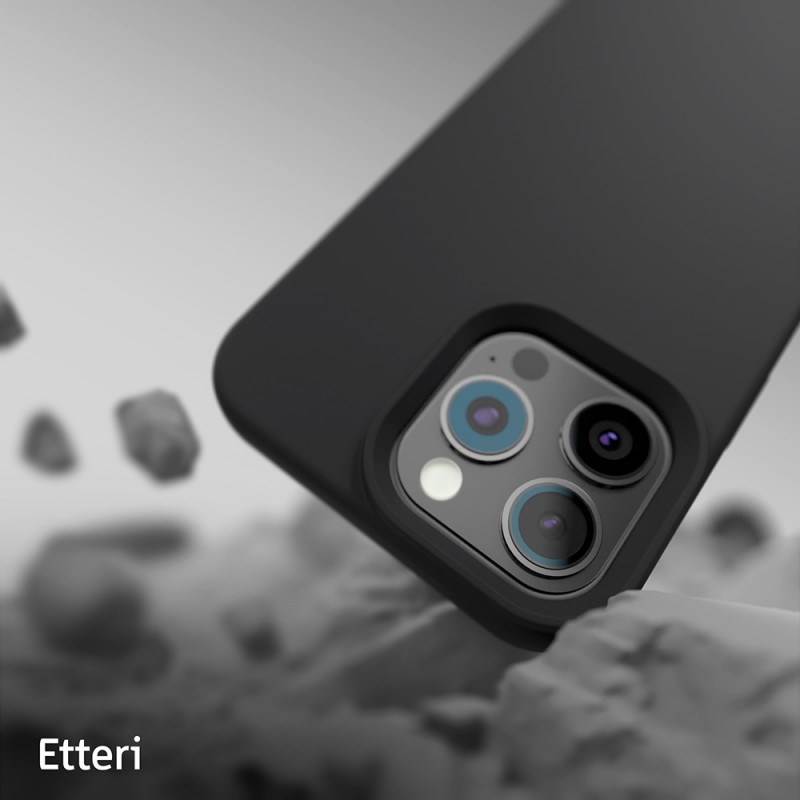 Силиконов калъф Etteri за iPhone 16 Pro Max 6.9" черен