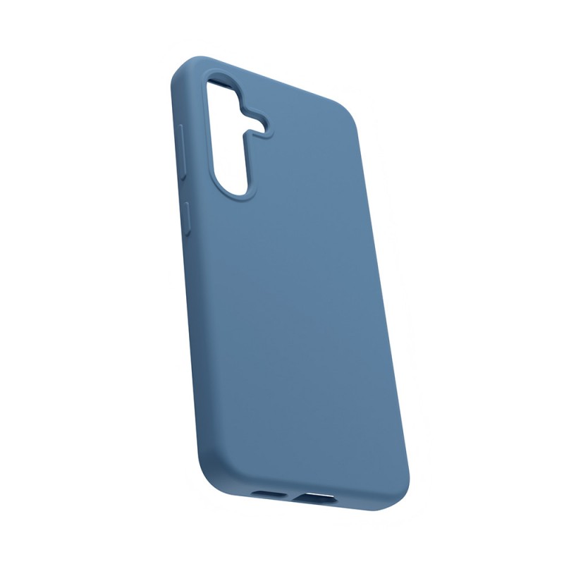 Силиконов калъф Etteri за Samsung Galaxy S24 Plus, тъмно син