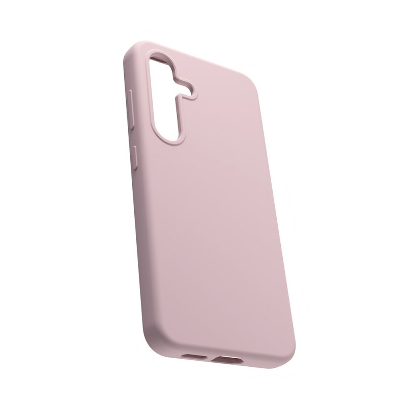 Силиконов калъф Etteri за Samsung Galaxy S24 Plus, светло розов