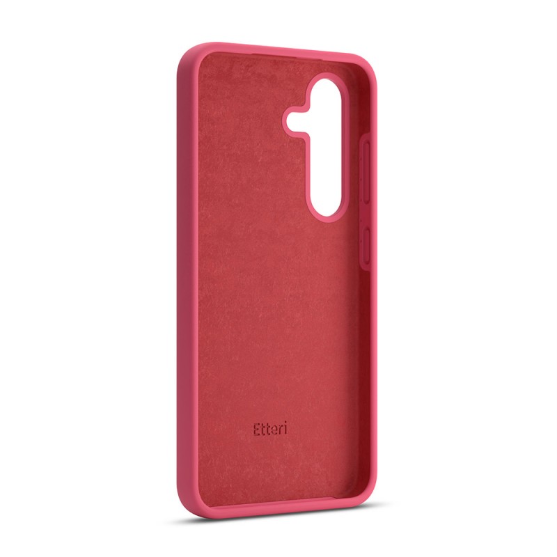 Силиконов кейс Etteri за Samsung Galaxy S24 Plus, малинов