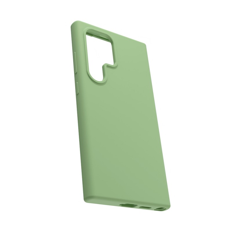 Силиконов калъф Etteri за Samsung Galaxy S24 Ultra светло зелен