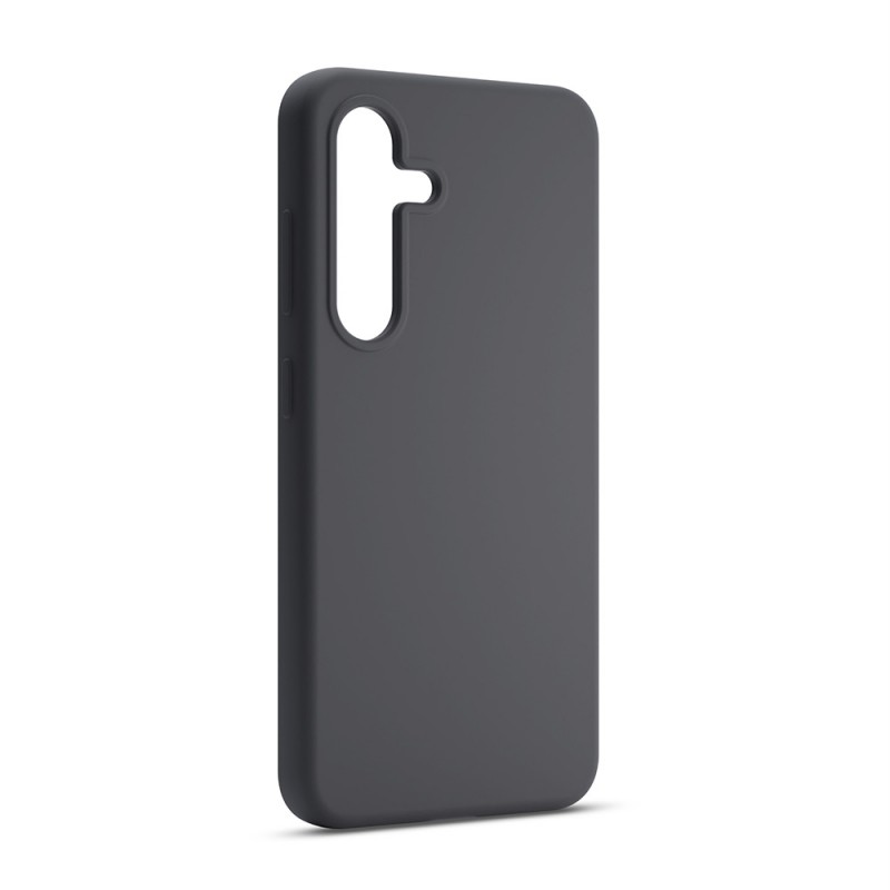 Силиконов калъф Etteri за Samsung Galaxy S25 черен