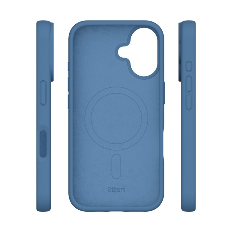Калъф Etteri Silicone Mag за iPhone 16 Plus 6.7" тъмно син