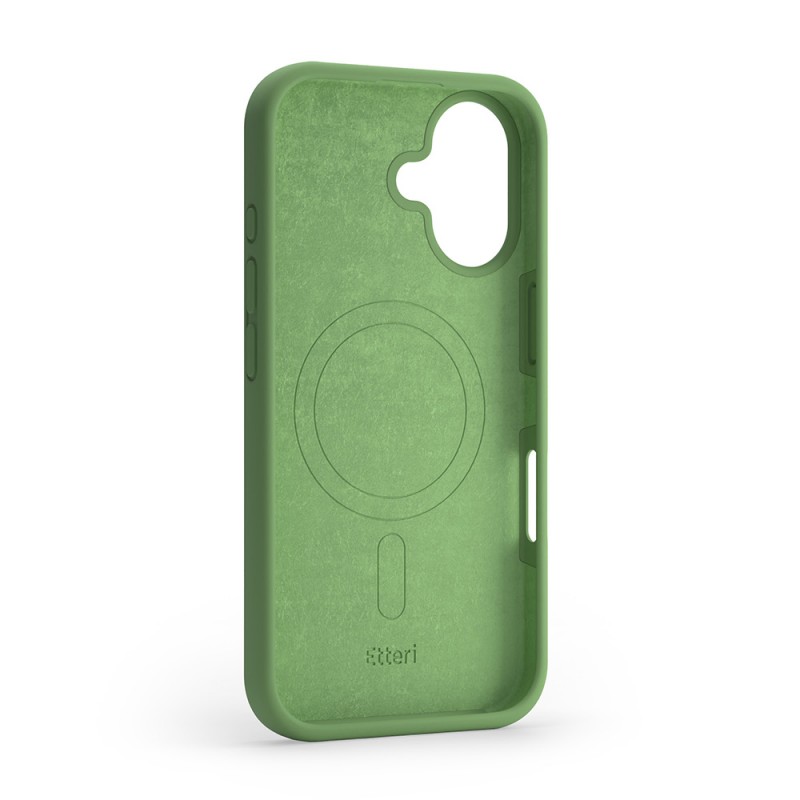 Калъф Etteri Silicone Mag за iPhone 16 Plus 6.7" светло зелен