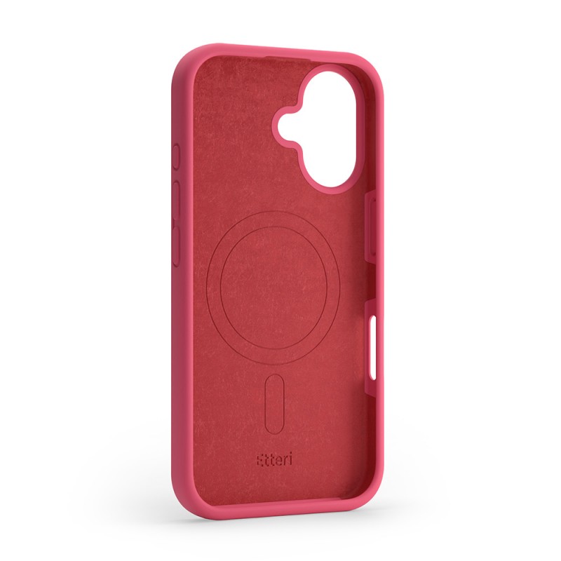 Калъф Etteri Silicone Mag за iPhone 16 Plus 6.7" малинов