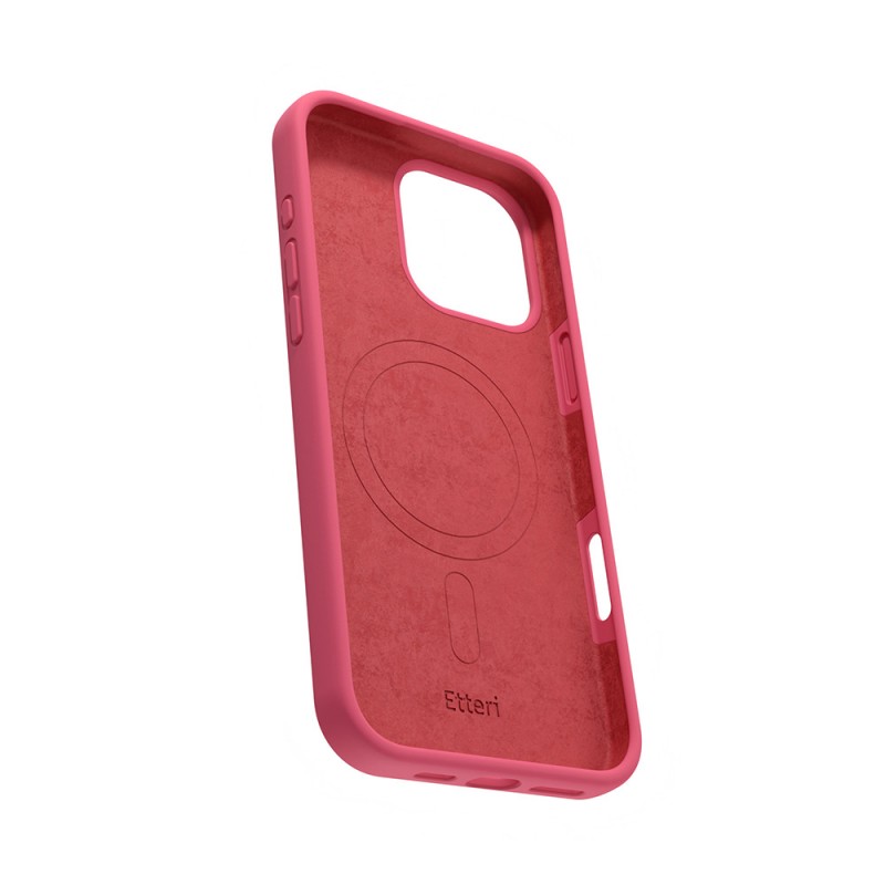 Калъф Etteri Silicone Mag за iPhone 16 Pro Max 6.9" малинов
