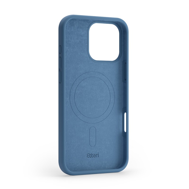 Калъф Etteri Silicone Mag за iPhone 16 Pro 6.3" тъмно син