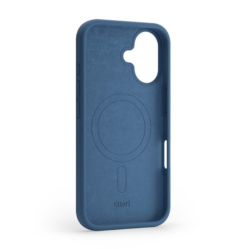 Калъф Etteri Silicone Mag за iPhone 16 6.1" тъмно син