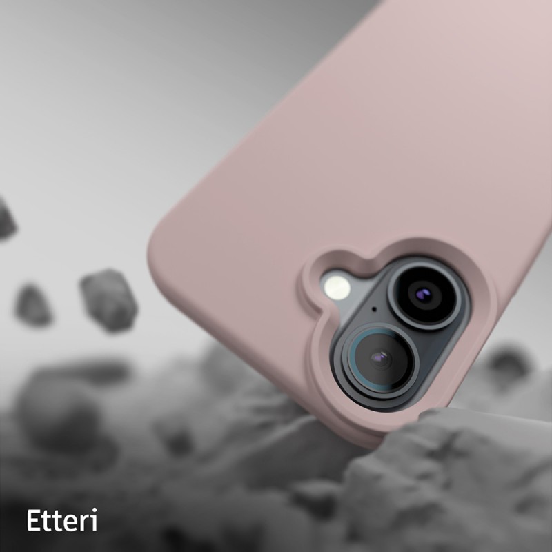Калъф Etteri Silicone Mag за iPhone 16 Plus 6.7" светло розов