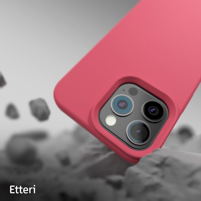Калъф Etteri Silicone Mag за iPhone 16 Pro Max 6.9" малинов