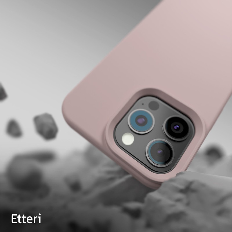 Калъф Etteri Silicone Mag за iPhone 16 Pro 6.3" светло розов