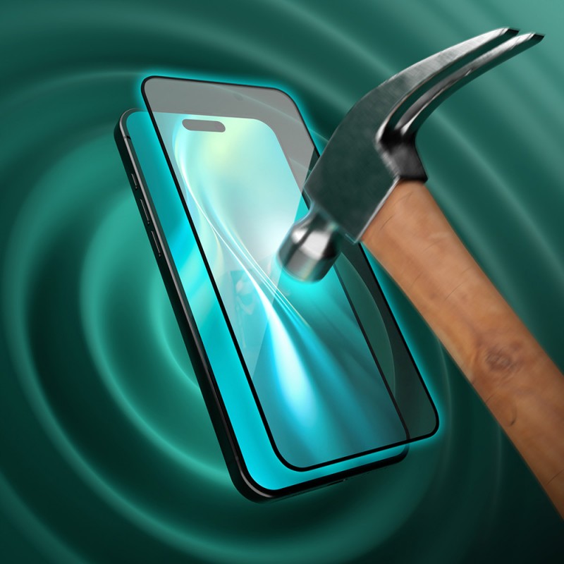 Закалено стъкло Etteri 9D за iPhone 16e / 17e