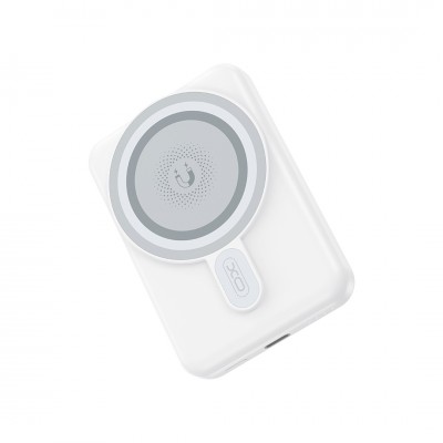 XO магнитен power bank PR264 20W 10000mAh бял за MagSafe